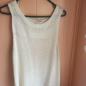 New Directions Cream Knit Top